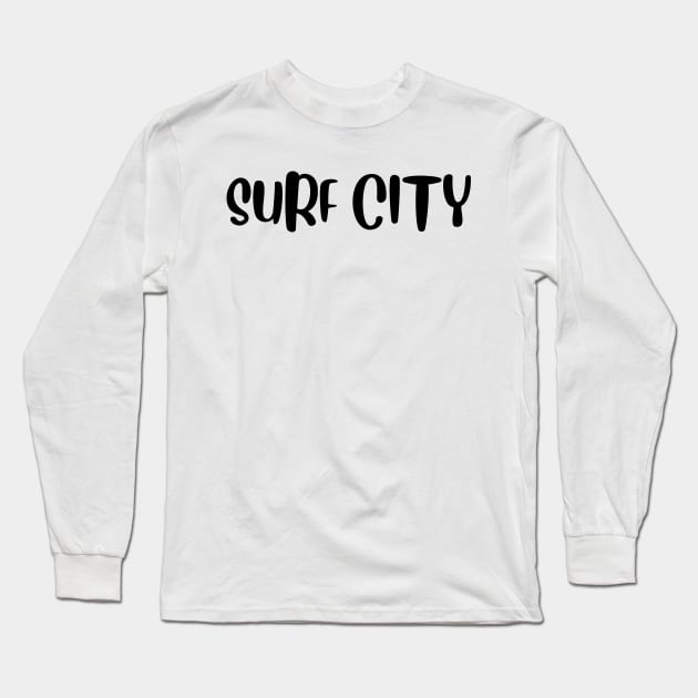 Surf City Long Sleeve T-Shirt by naeshaassociates@gmail.com